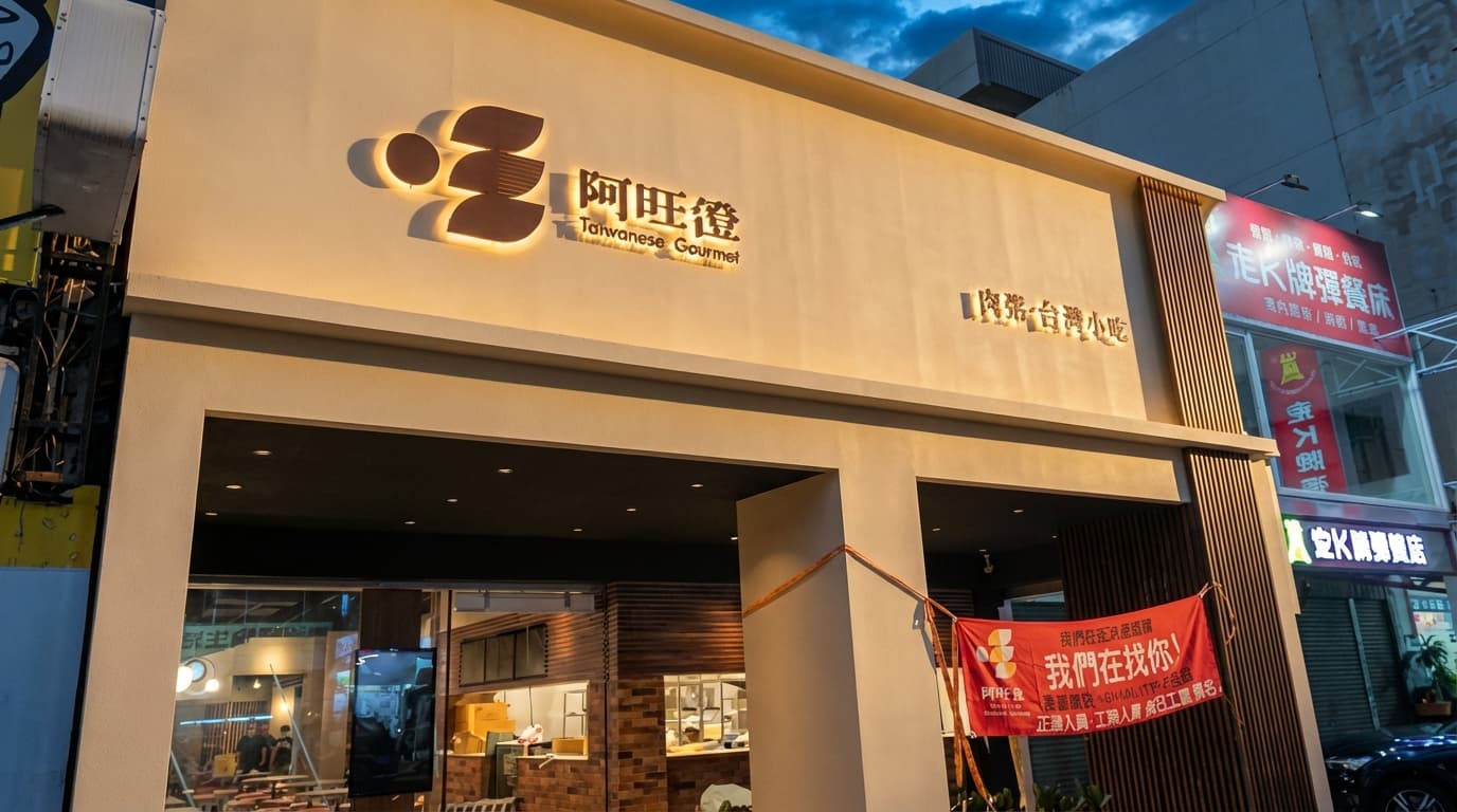 阿旺澄早餐店外牆翻新 2