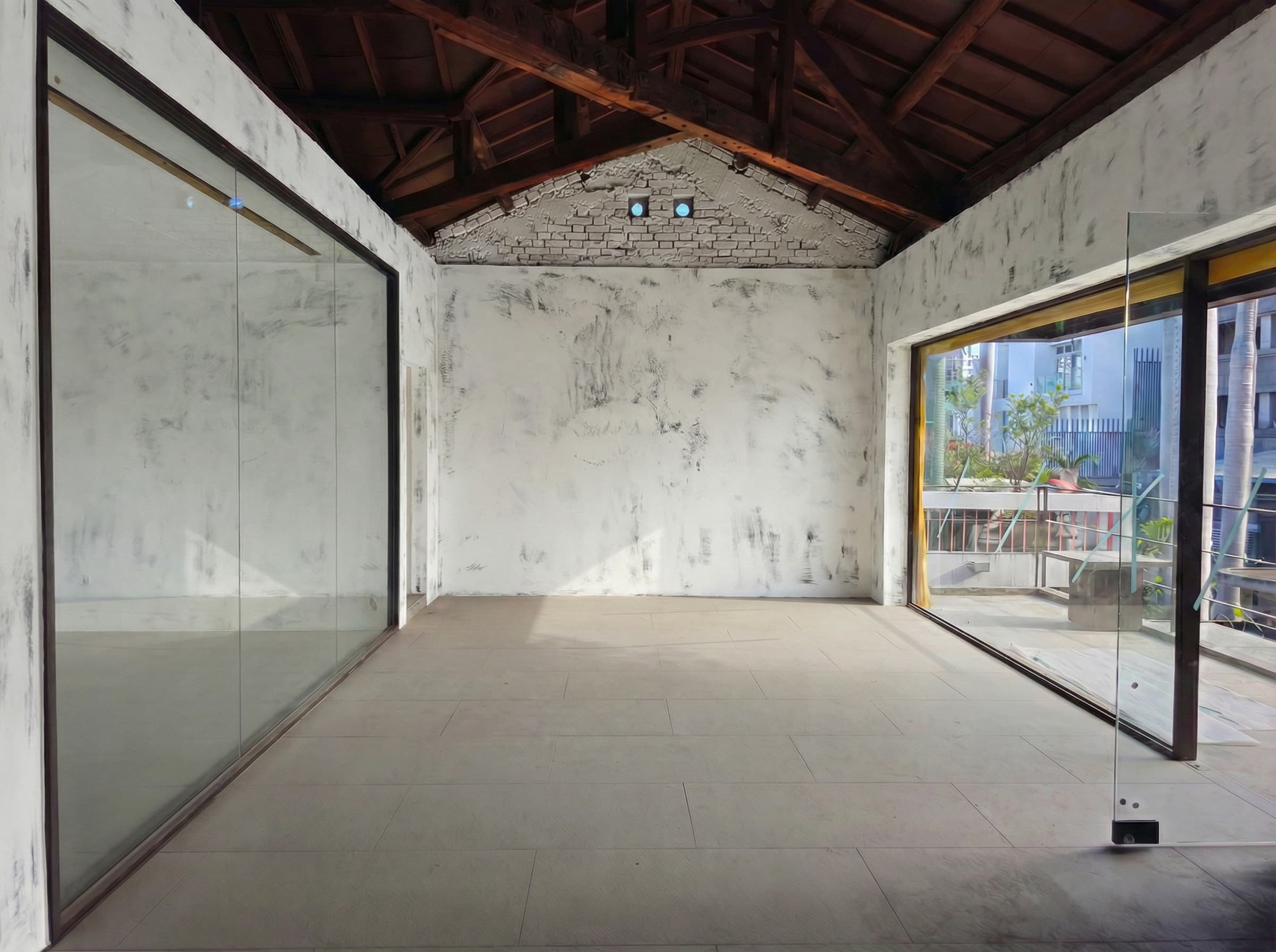 印第安漆內牆 12 施工前