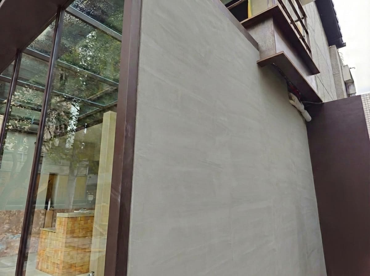 批土外牆 1 施工後