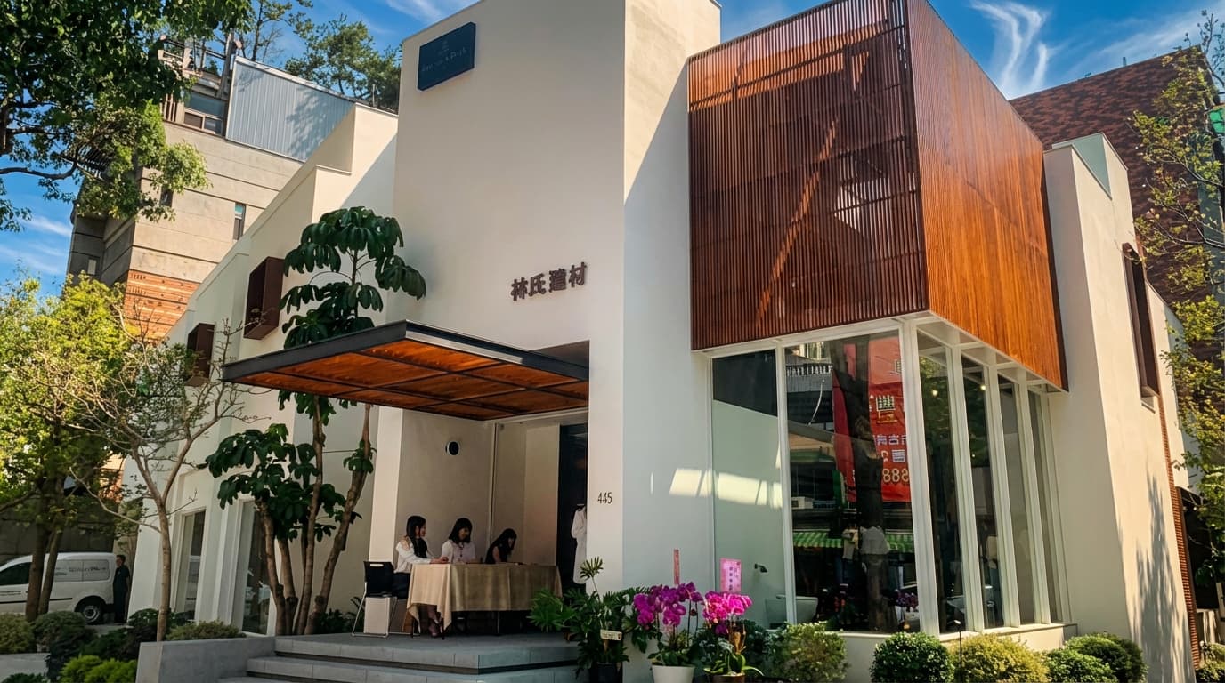 台中林氏建材總部外牆